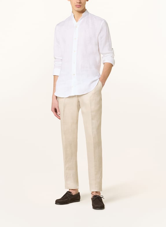 van Laack Linnen hemd VL-RUDO-K Slim Fit WIT