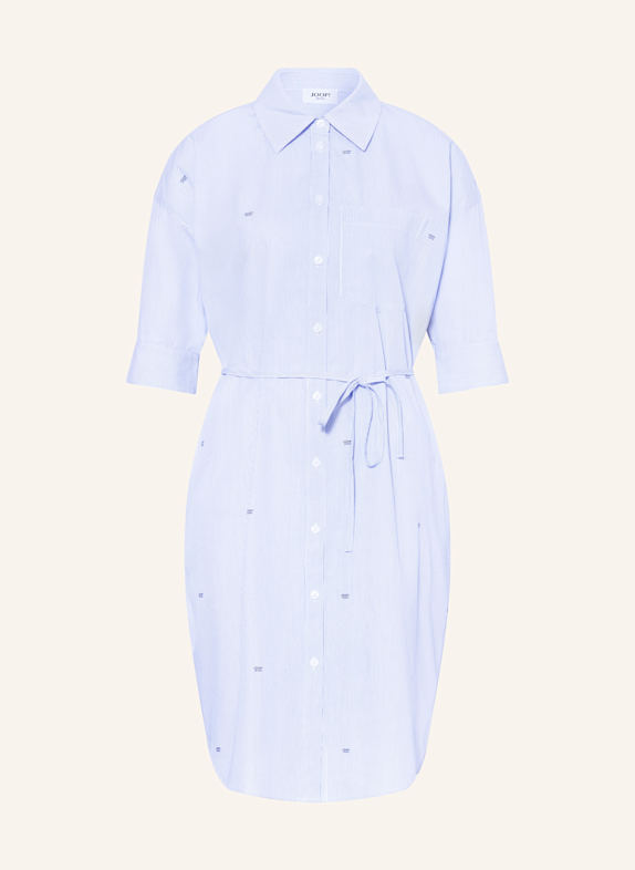 JOOP! JEANS Hemdblusenkleid DUA HELLBLAU/ WEISS