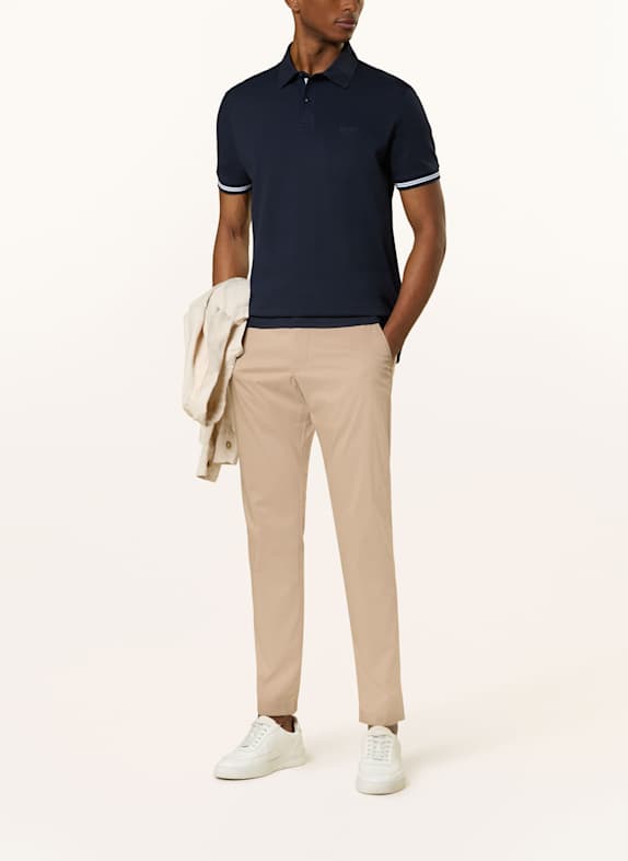 JOOP! JEANS Piqué poloshirt AMARE DONKERBLAUW