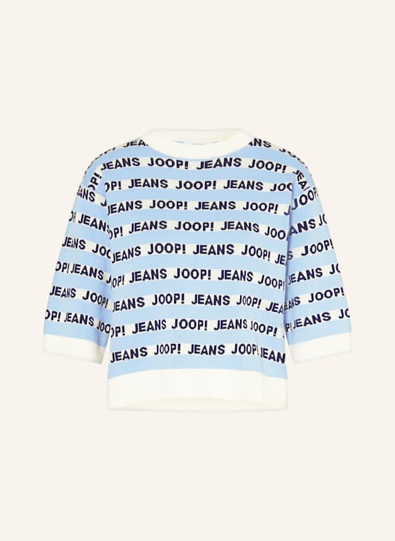 JOOP! JEANS Dzianinowa koszulka KOLINDA JASNONIEBIESKI/ BIAŁY/ GRANATOWY