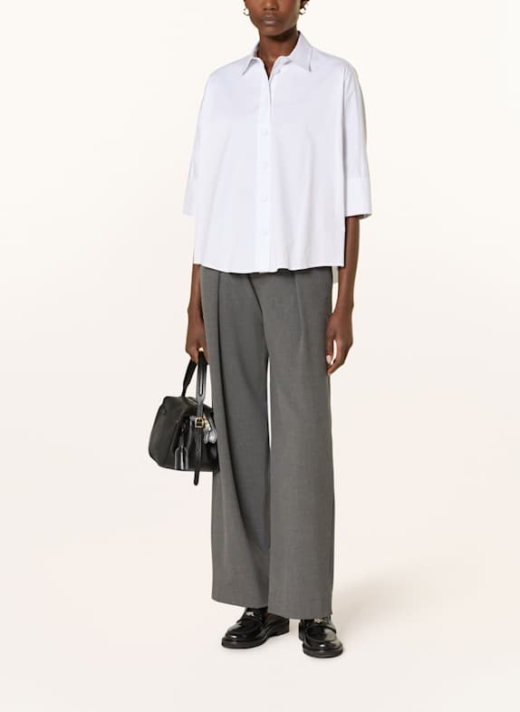 windsor. Chemise à manches 3/4 BLANC