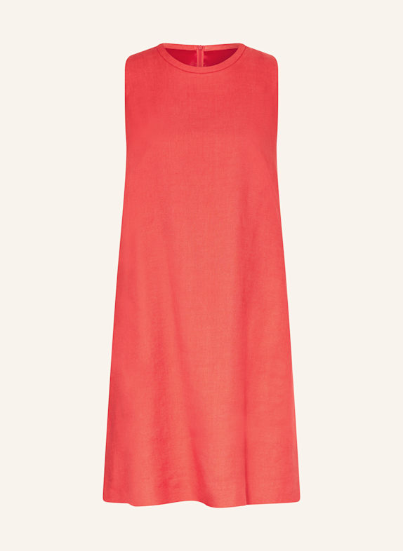 windsor. Kleid mit Leinen ROT