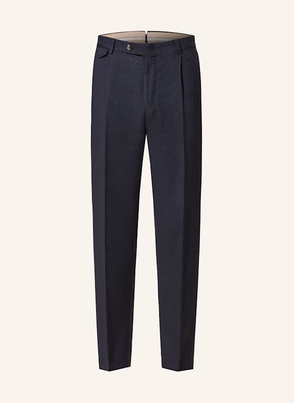 windsor. Anzughose SILVI Extra Slim Fit mit Leinen DUNKELBLAU
