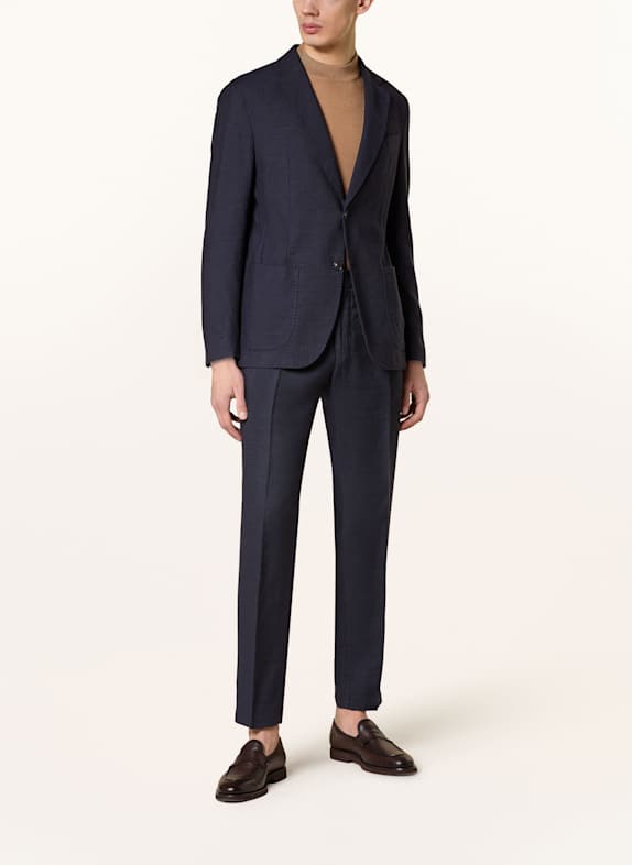 windsor. Pantaloni de costum SILVI Extra Slim Fit din in ALBASTRU ÎNCHIS