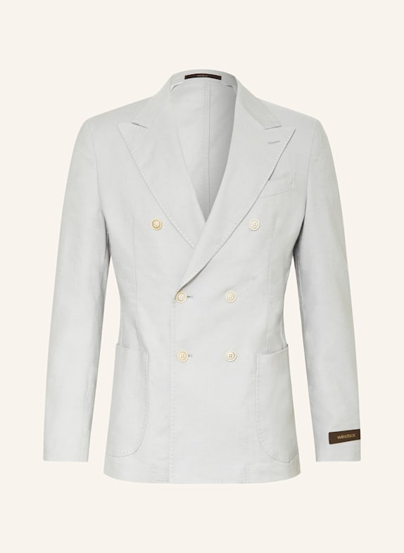 windsor. Anzugsakko SALINO Extra Slim Fit mit Leinen 050 Lt/Pastel Grey             050