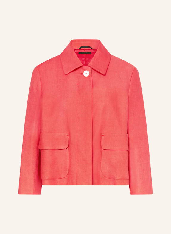 windsor. Blazer mit Leinen ROT