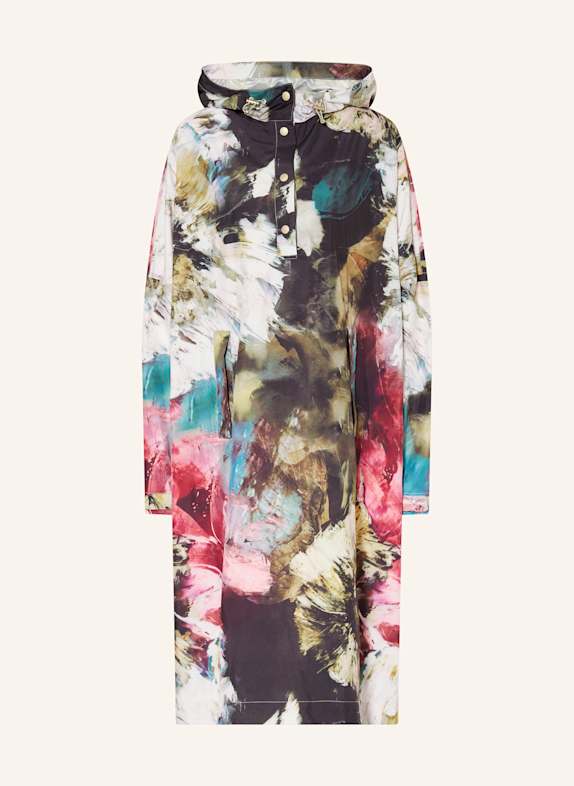 ILSE JACOBSEN Regen-Poncho KHAKI/ ROSA/ PETROL