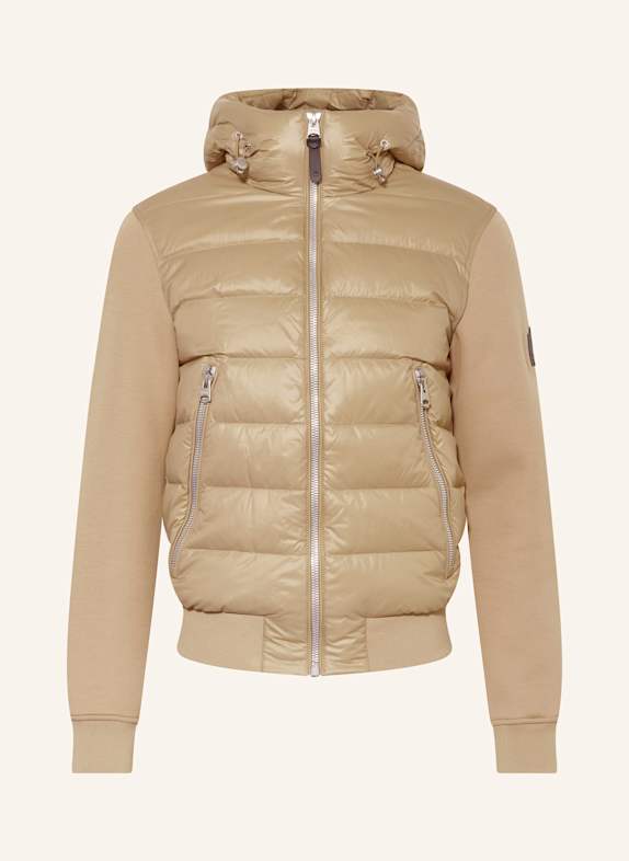 Mackage Daunenjacke FRANK-R im Materialmix CAMEL