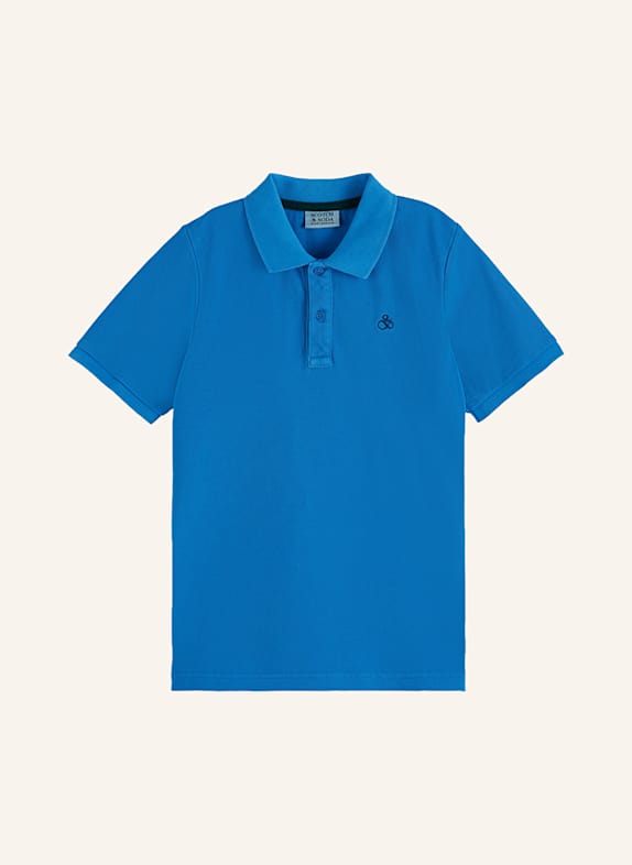 SCOTCH & SODA Piqué-Poloshirt BLAU
