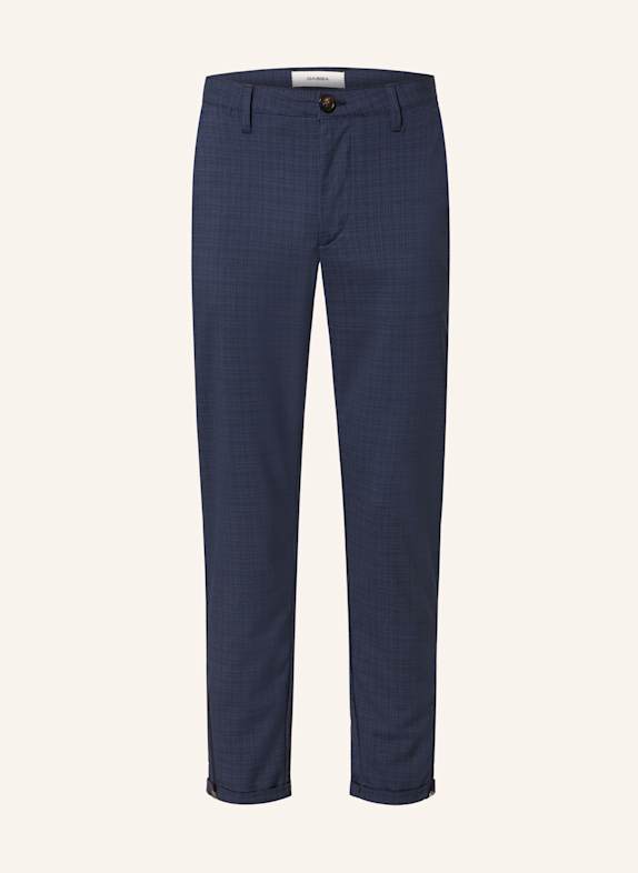 GABBA Chinosy PISA BEDDA extra slim fit GRANATOWY