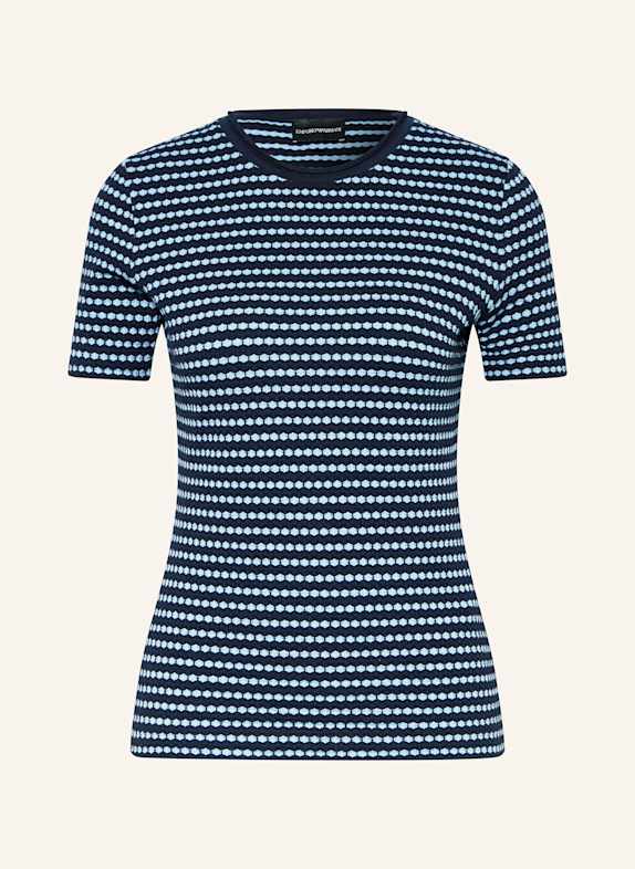 EMPORIO ARMANI T-Shirt DUNKELBLAU/ HELLBLAU