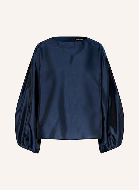 EMPORIO ARMANI Blusenshirt DUNKELBLAU