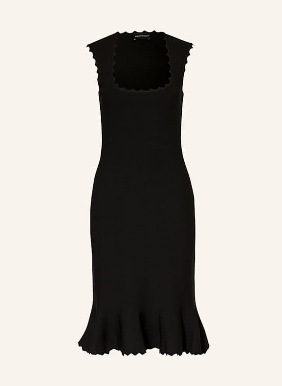 EMPORIO ARMANI Knit dress BLACK