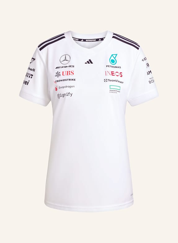 adidas T-Shirt MERCEDES - AMG PETRONAS FORMULA ONE TEAM WEISS