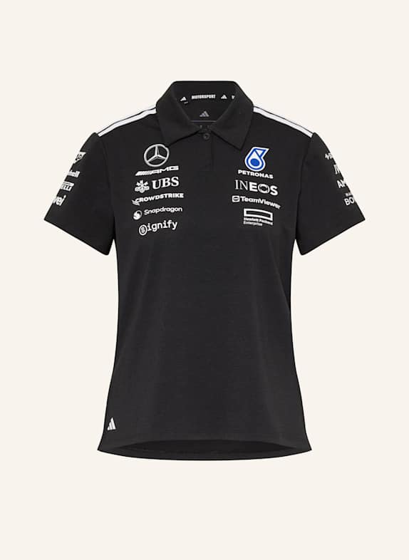 adidas Jersey-Poloshirt MERCEDES - AMG PETRONAS FORMULA ONE TEAM SCHWARZ/ WEISS