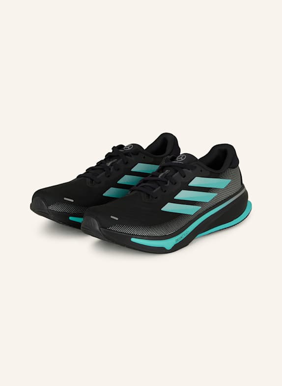 adidas Laufschuhe MERCEDES - AMG PETRONAS FORMULA ONE TEAM Supernova Rise 2 SCHWARZ/ TÜRKIS