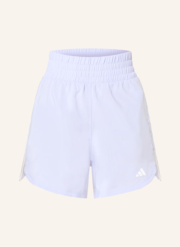 adidas Szorty treningowe Pacer 3 paski JASNOFIOLETOWY