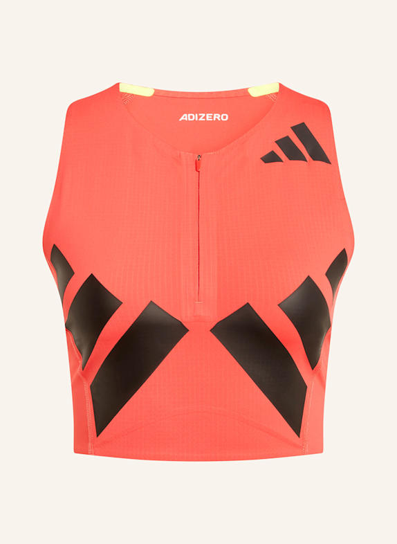 adidas Lauftop ADIZERO ROAD TO RECORDS CROP ROT/ SCHWARZ