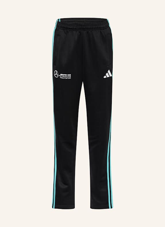adidas Trainingshose MERCEDES - AMG PETRONAS FORMULA ONE TEAM DNA HOSE SCHWARZ/ TÜRKIS