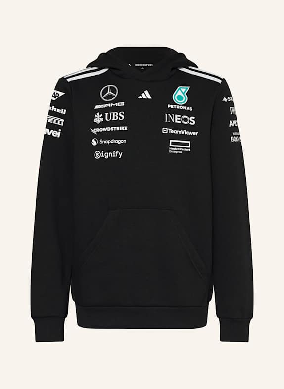 adidas Hoodie MERCEDES - AMG PETRONAS FORMULA ONE TEAM SCHWARZ