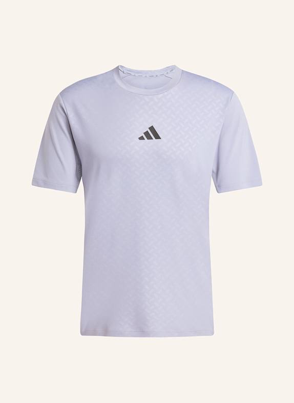 adidas T-Shirt POWER 3-STRIPES HELLLILA/ SCHWARZ