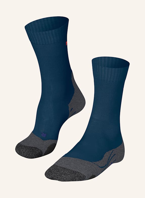 FALKE Trekking-Socken TK2 COOL 6598 BLUE POND