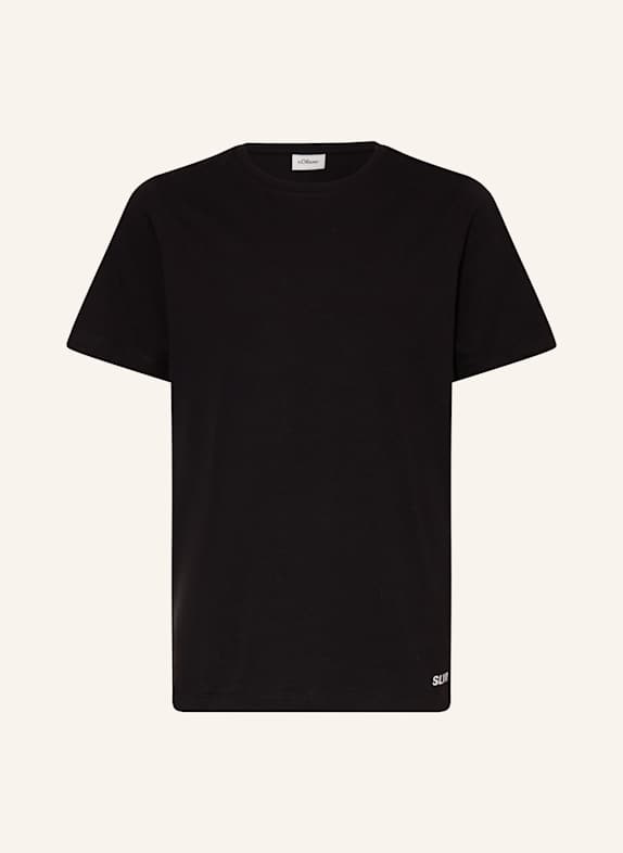 s.Oliver RED T-shirt CZARNY