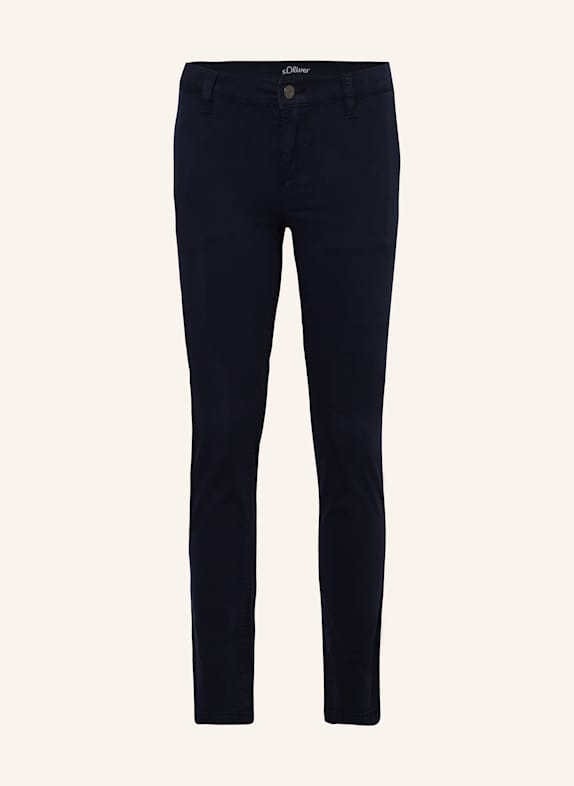 s.Oliver RED Chino BRAD Slim Fit DUNKELBLAU