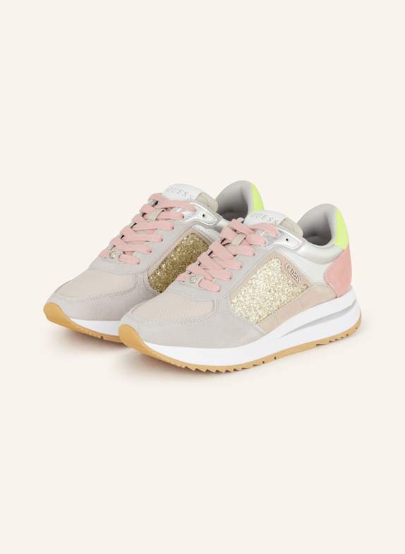 GUESS Sneaker ENERGY ROSÉ/ GOLD/ SILBER