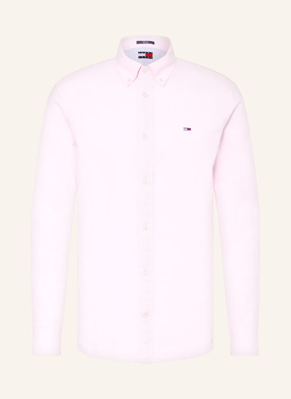 TOMMY JEANS Hemd Regular Fit mit Leinen ROSA