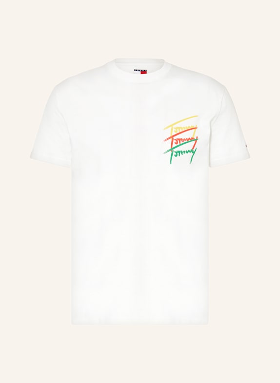 TOMMY JEANS T-Shirt ECRU/ GELB/ ROT