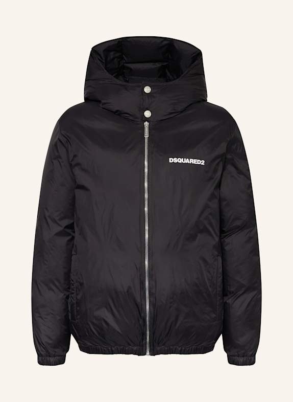 DSQUARED2 Steppjacke SCHWARZ