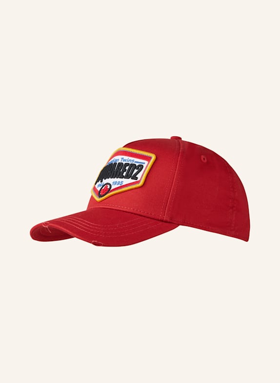 DSQUARED2 Cap DUNKELROT/ SCHWARZ/ DUNKELGELB