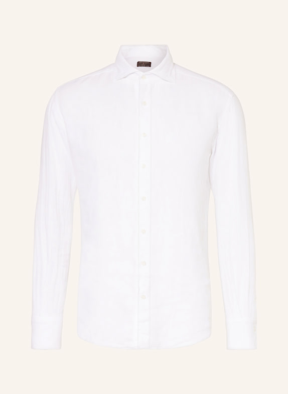 ARTIGIANO Leinenhemd Classic Fit WEISS