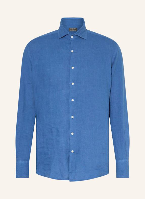 ARTIGIANO Leinenhemd Classic Fit BLAU