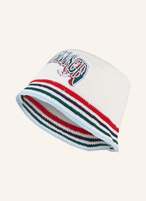 Casablanca Czapka rybacka BIAŁY/ CIEMNOCZERWONY/ JASNONIEBIESKI