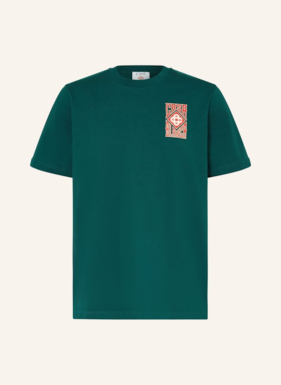 Casablanca T-shirt GOTHIC CIEMNOZIELONY