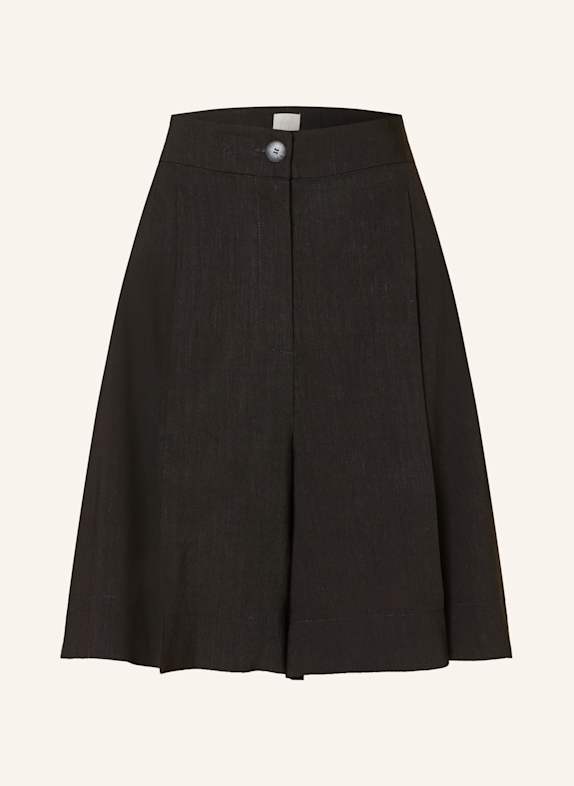 MARELLA Bermudas mit Leinen SCHWARZ
