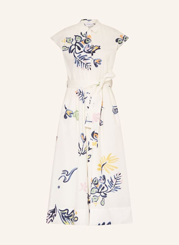 MARELLA Hemdblusenkleid CREME/ DUNKELBLAU