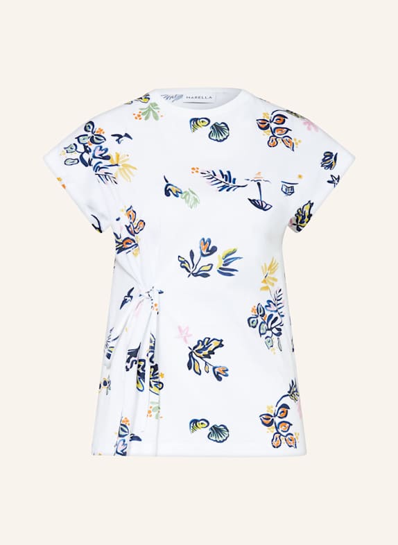 MARELLA T-Shirt WEISS/ DUNKELBLAU/ GELB