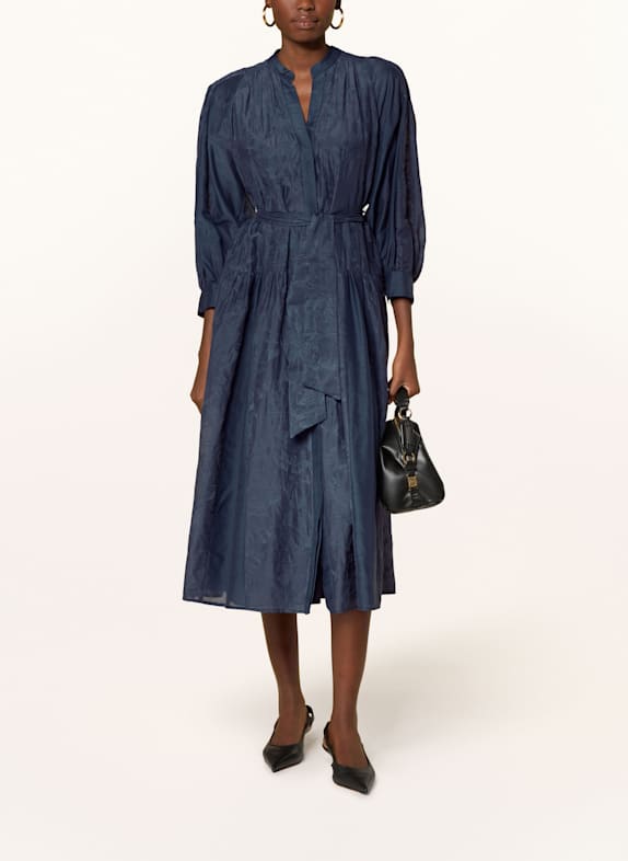 MARELLA Kleid mit Seide DUNKELBLAU