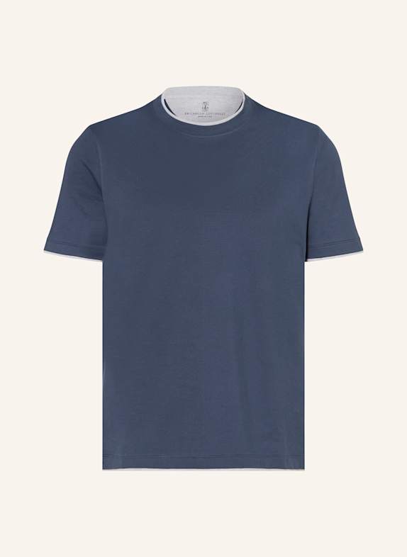 BRUNELLO CUCINELLI T-Shirt DUNKELBLAU