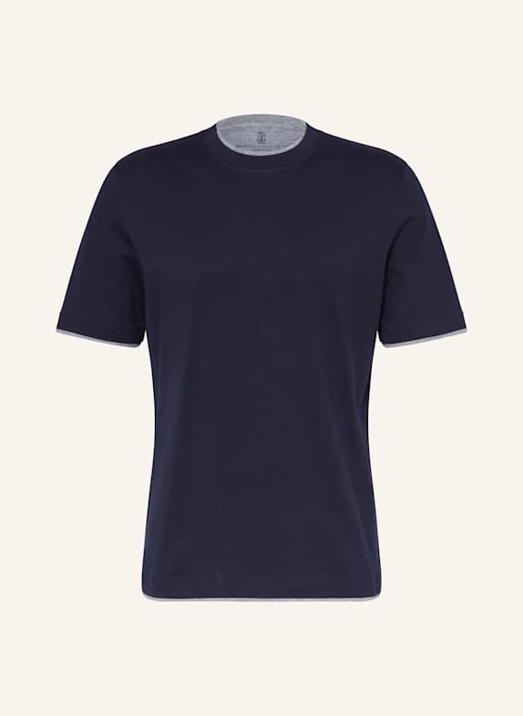 BRUNELLO CUCINELLI T-Shirt DUNKELBLAU