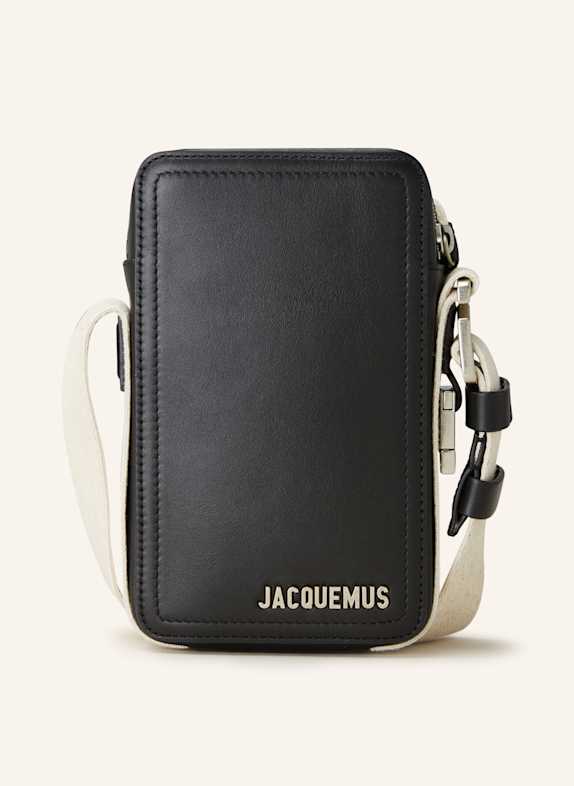 JACQUEMUS Taška přes rameno LE CUERDA VERTICAL ČERNÁ