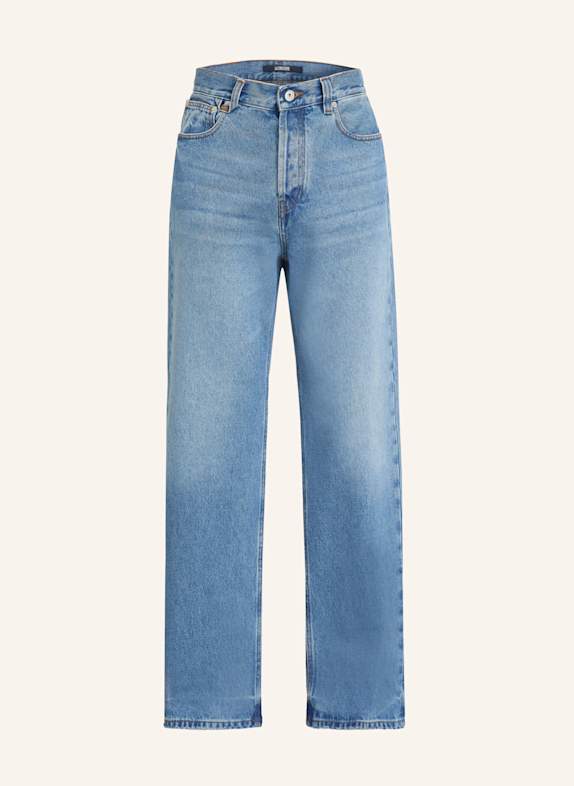 JACQUEMUS Džíny LE DE NIMES DROIT Regular Fit 33C BLUE/TABAC