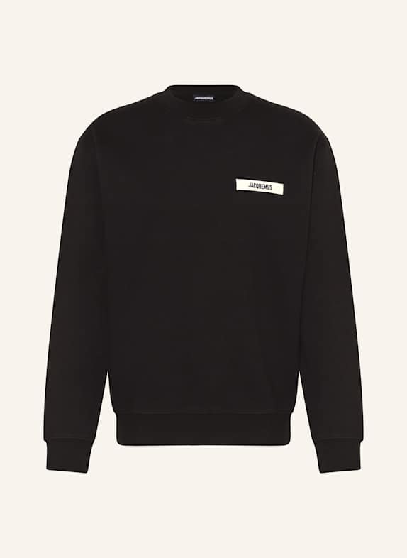 JACQUEMUS Sweatshirt LE SWEATSHIRT GROS GRAIN SCHWARZ