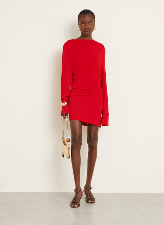 JACQUEMUS Cocktail dress LA ROBE CROISIERE RED