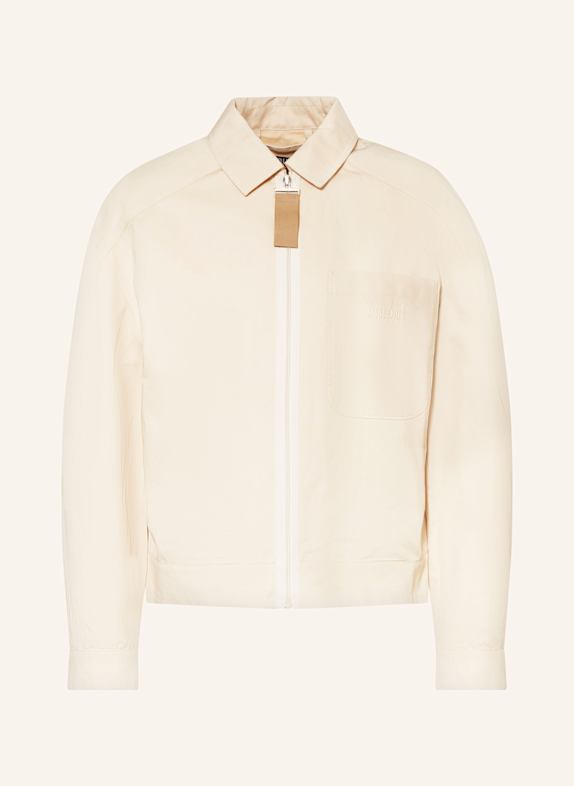 JACQUEMUS Kabátek LE BLOUSON LINU BÉŽOVÁ