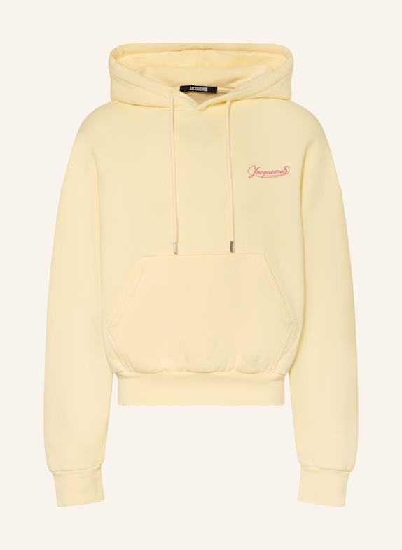 JACQUEMUS Hoodie LE HOODIE CORTO GELB