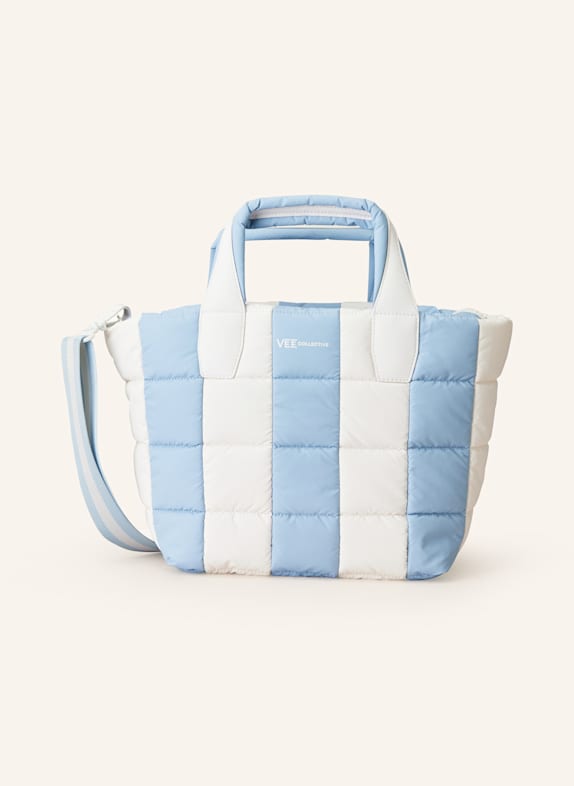 Vee Collective Shopper PORTER TOTE SMALL s pouzdrem TMAVĚ MODRÁ/ BÍLÁ